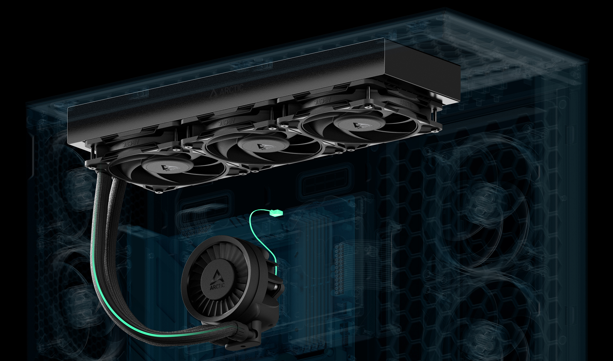 ARCTIC Liquid Freezer III Pro 420 black PC Water Cooler AIO